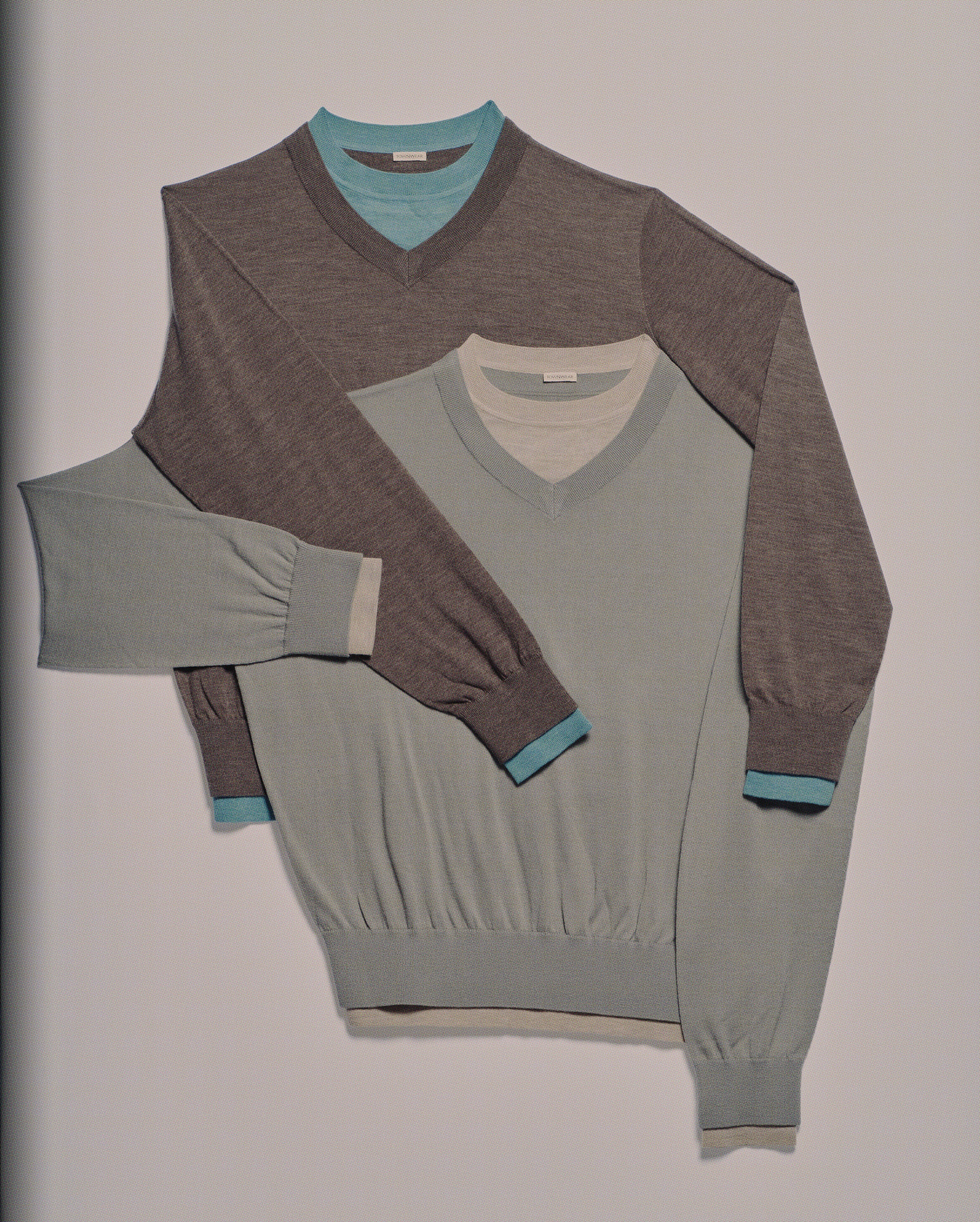 Unisex Double-Layer V-Neck Sweater