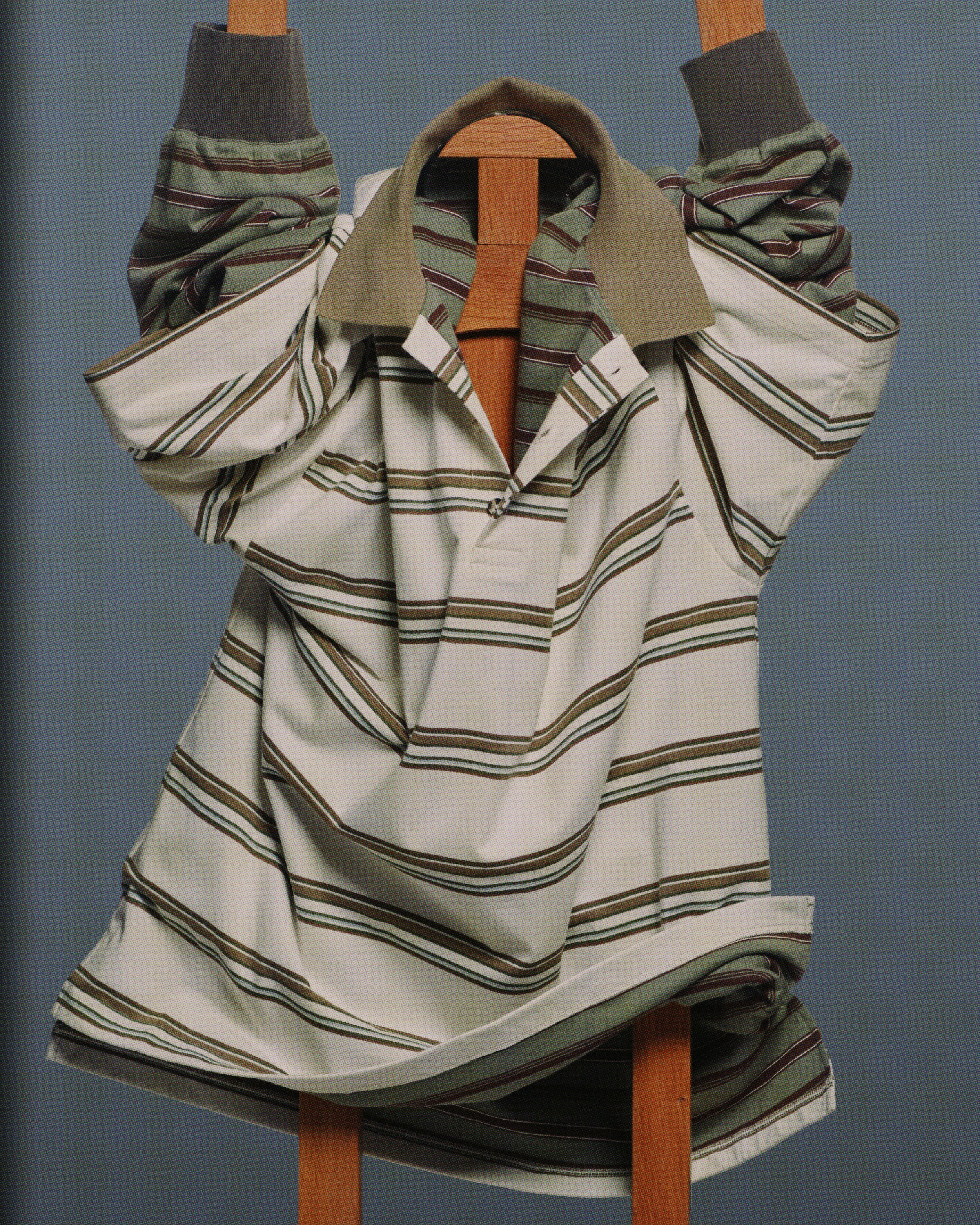 Men's Layered Striped Polo