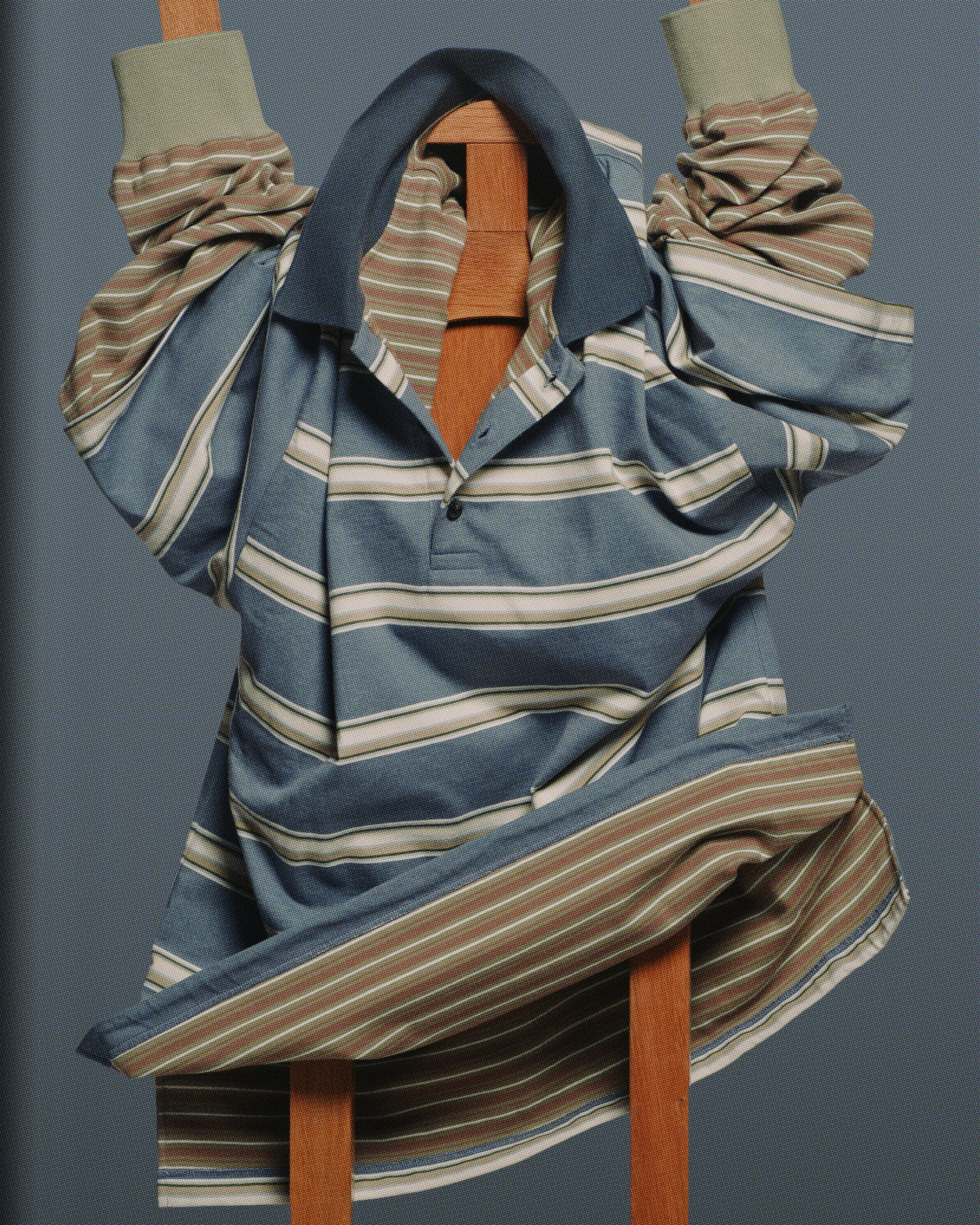 Men's Layered Stripe Polo