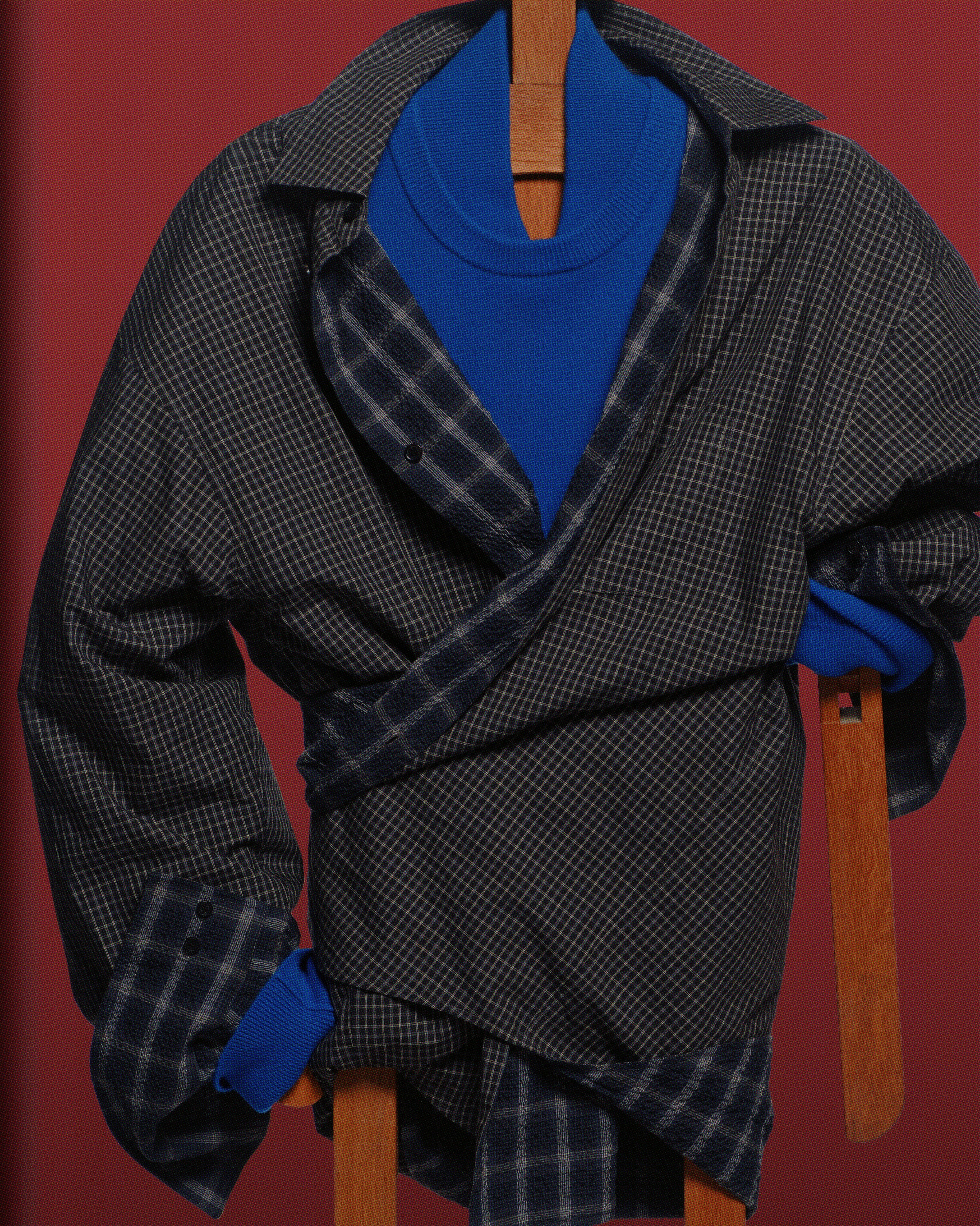 Men's Reversible Textured Shirt