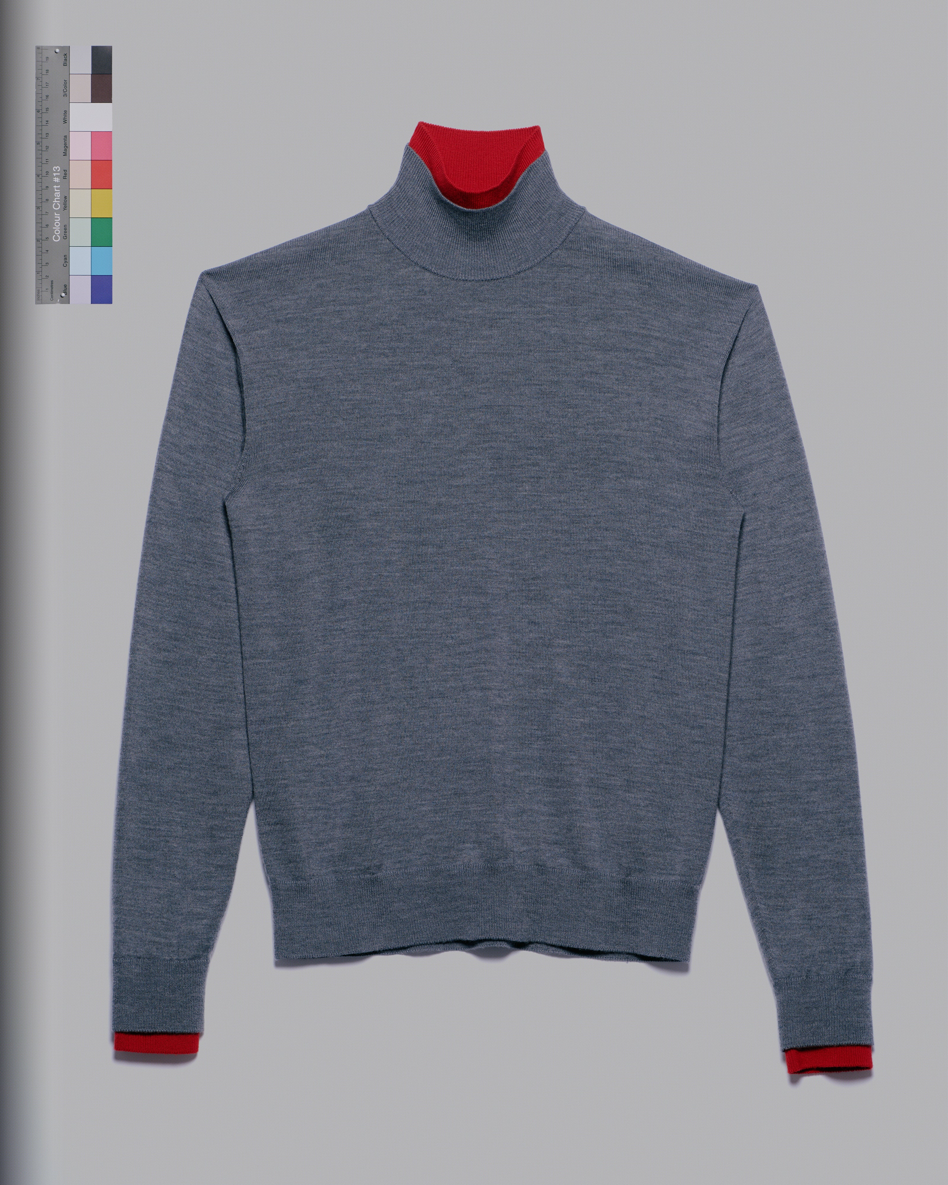 Unisex Double-Layer Turtleneck Sweater
