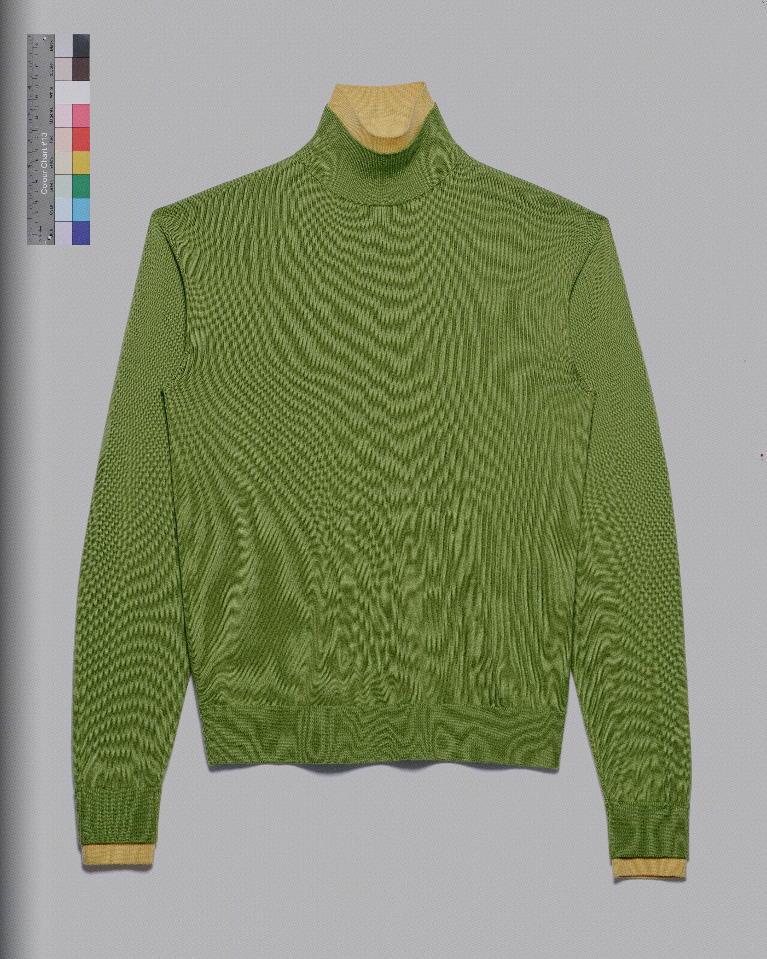 Unisex Double-Layer Turtleneck Sweater