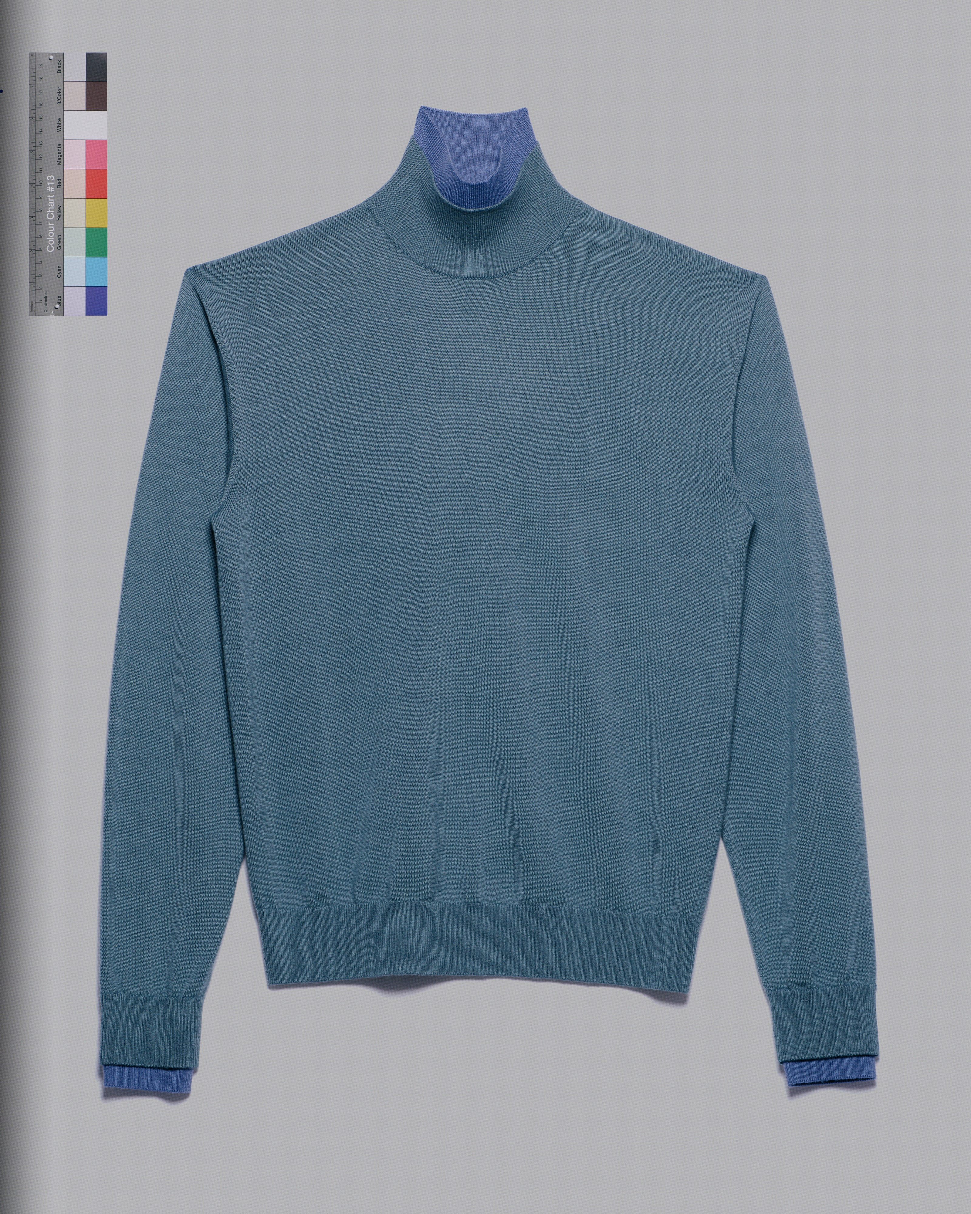 Unisex Double-Layer Turtleneck Sweater