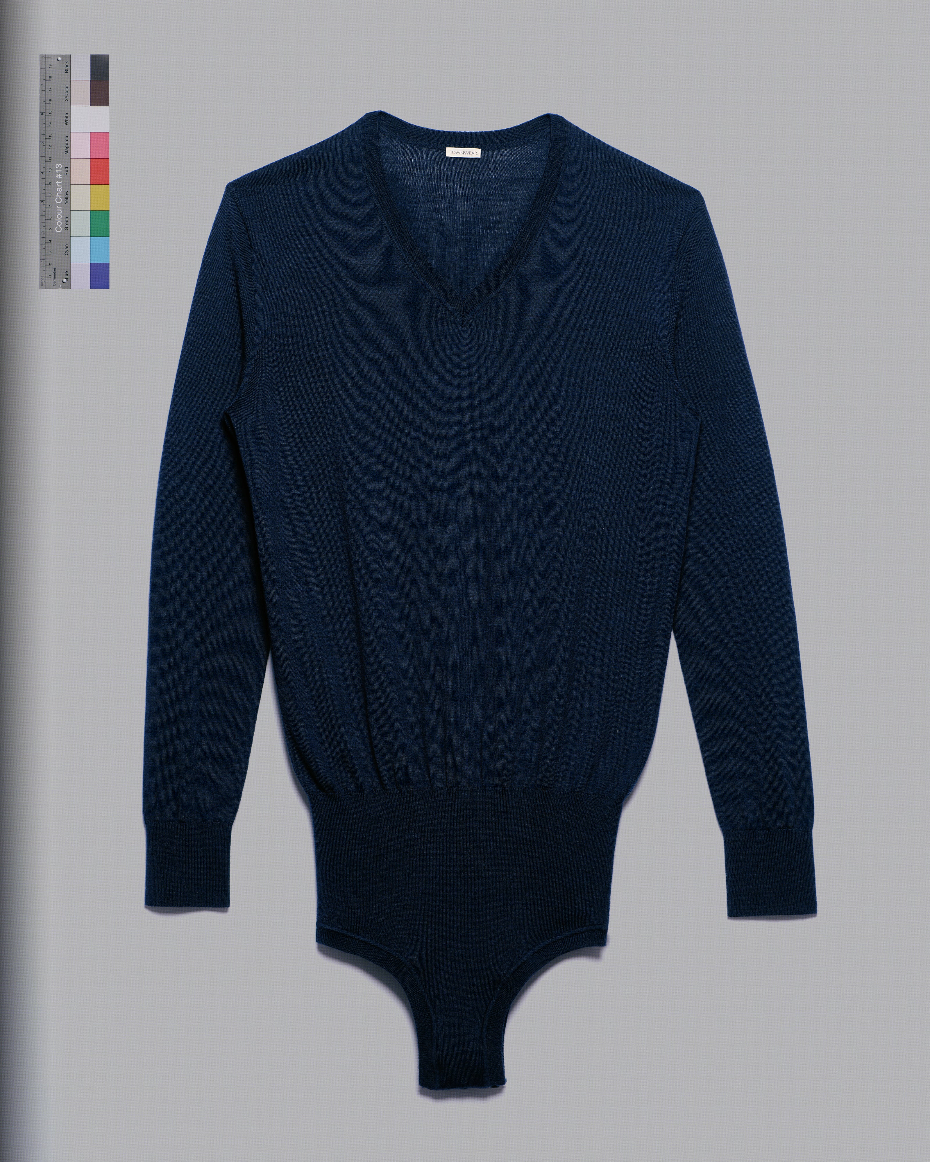 Women's V-Neck Sweater Bodysuit