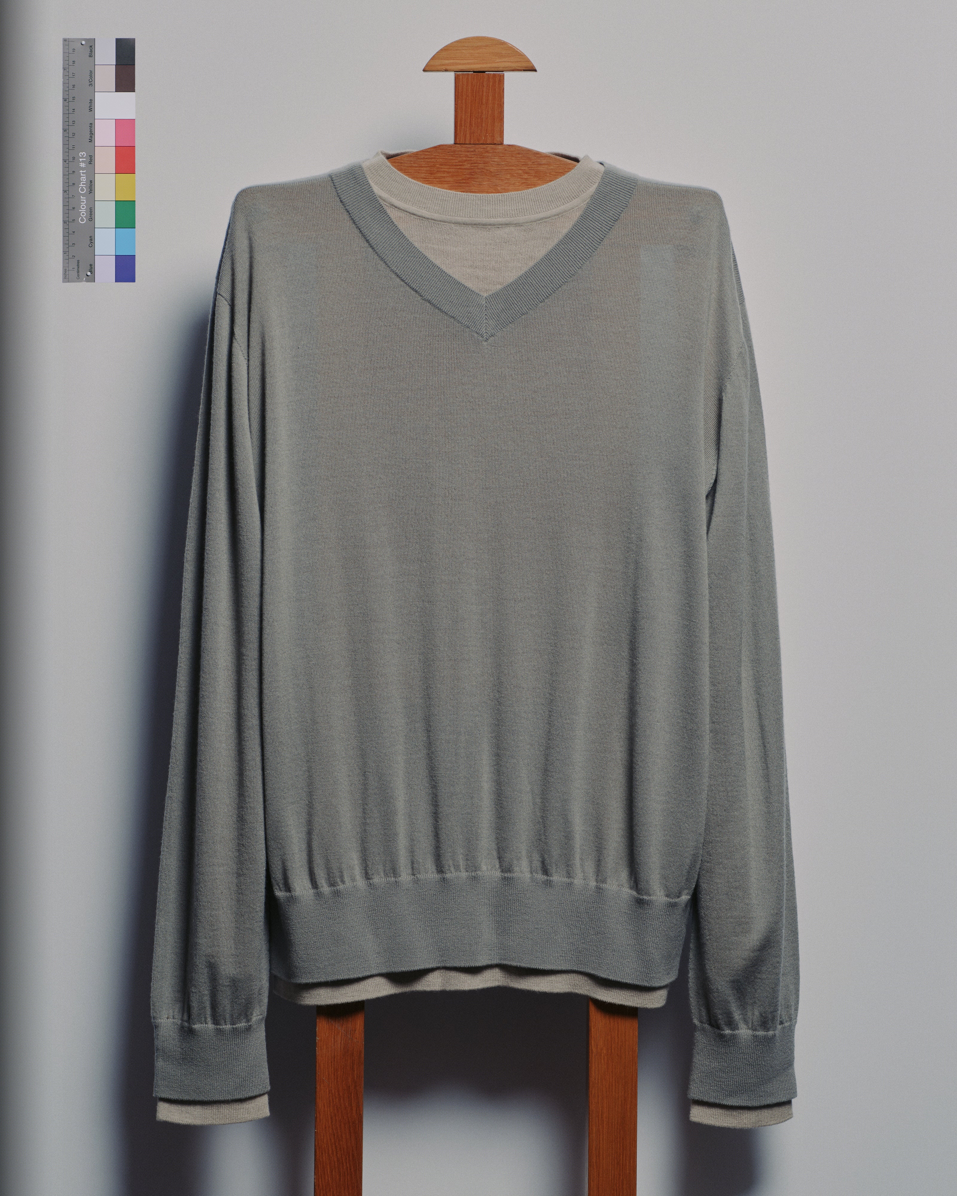 Unisex Double-Layer V-Neck Sweater