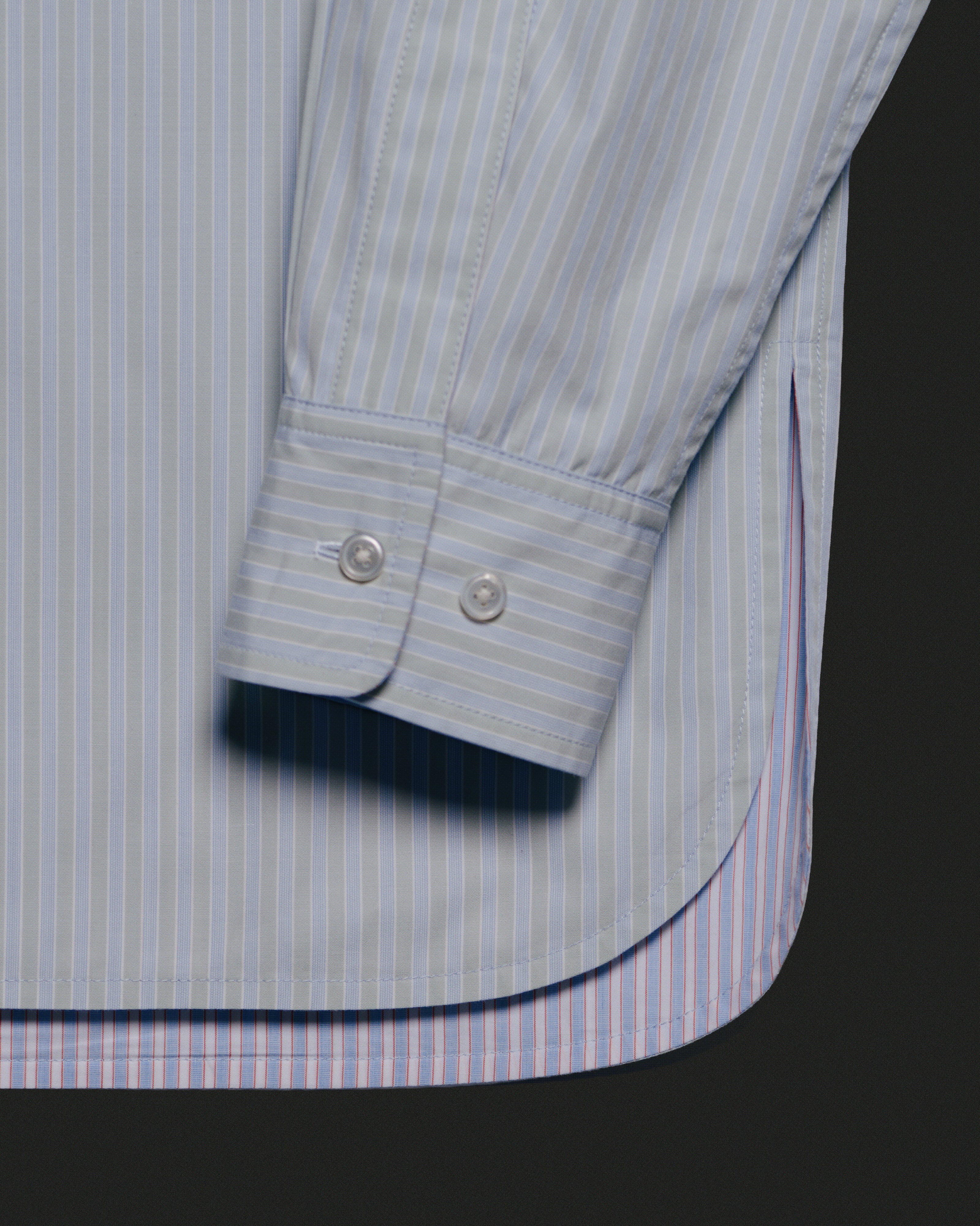 Women's Reversible Micro Stripe Shirt