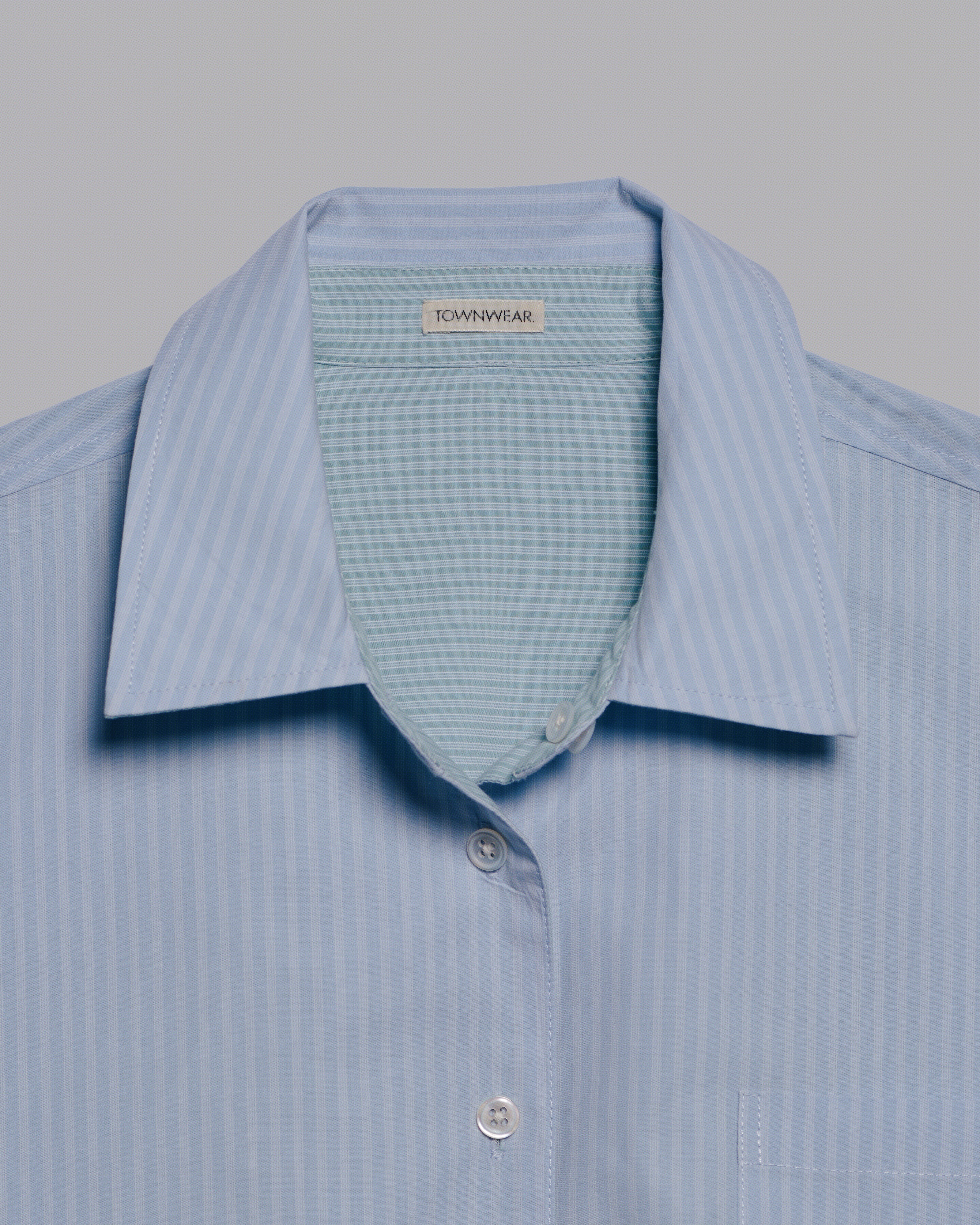 Women's Reversible Smocked Waistband Shirt