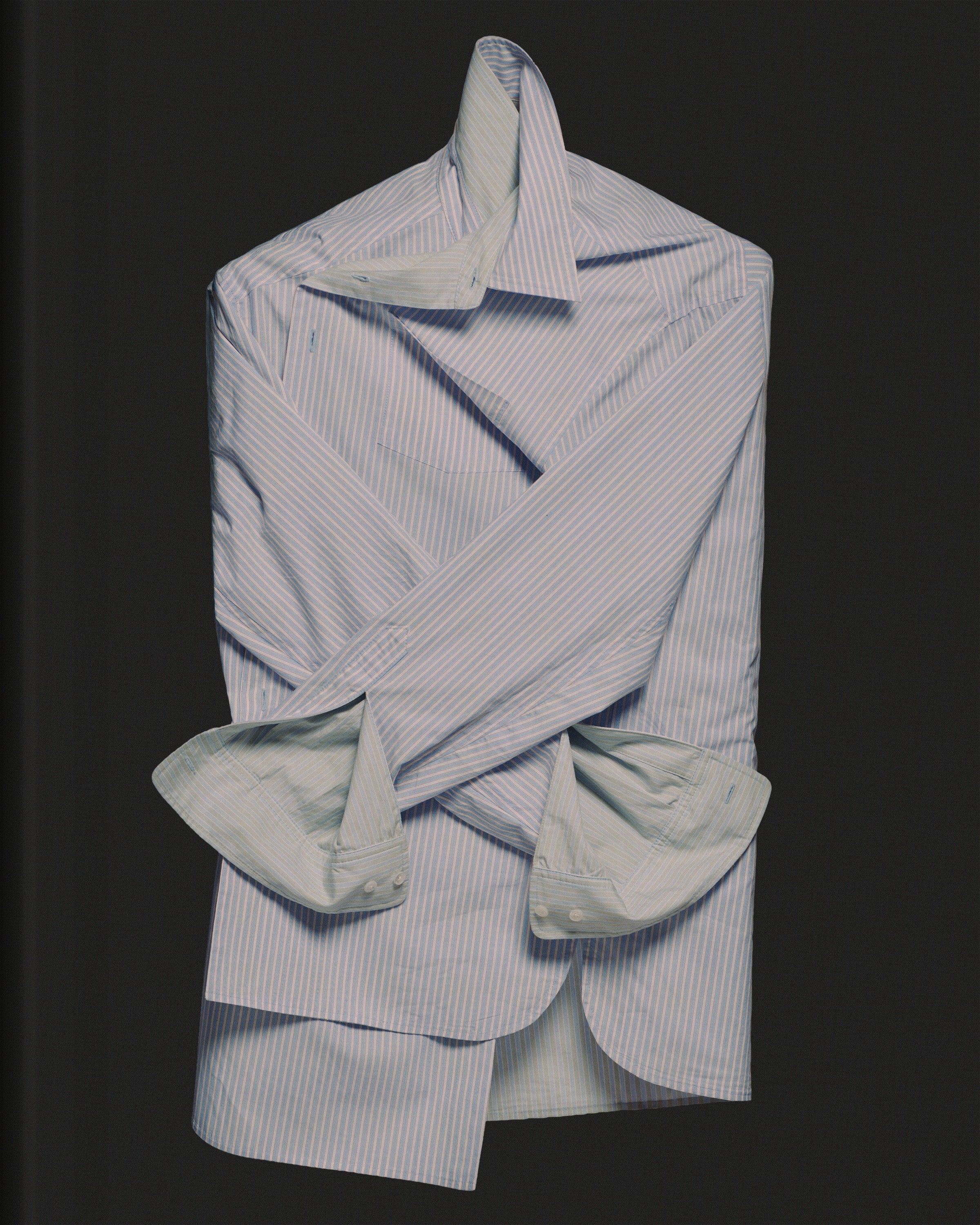 Women's Reversible Micro Stripe Shirt